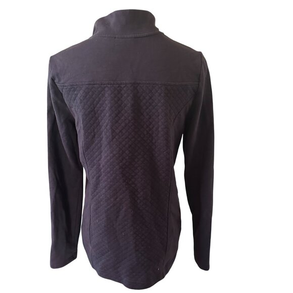 Croft & Barrow blue zip quilted jacket size S - Picture 2 of 7